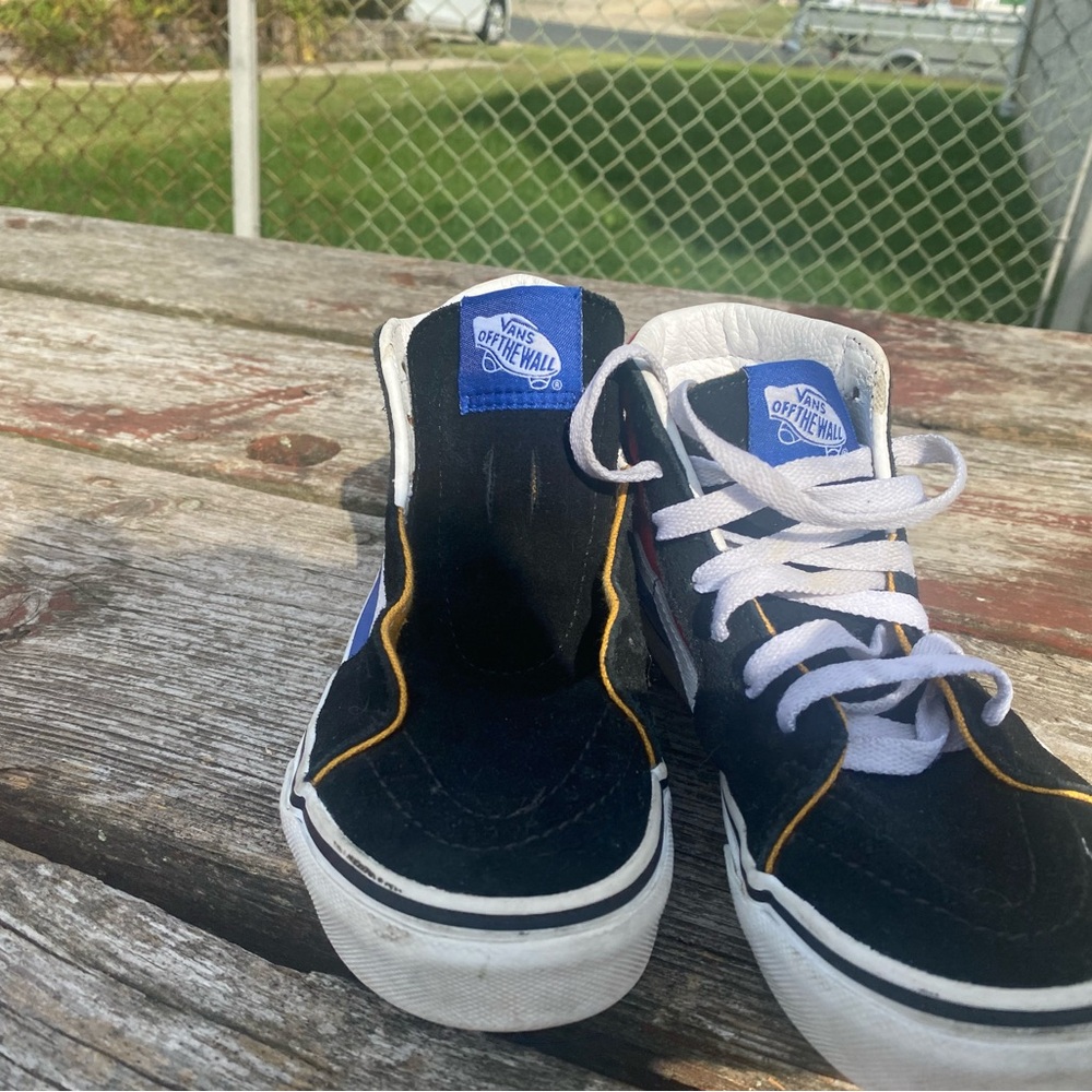 Vans Multicolor High-Top Sneakers, Kids Size 2 - Picture 4 of 8